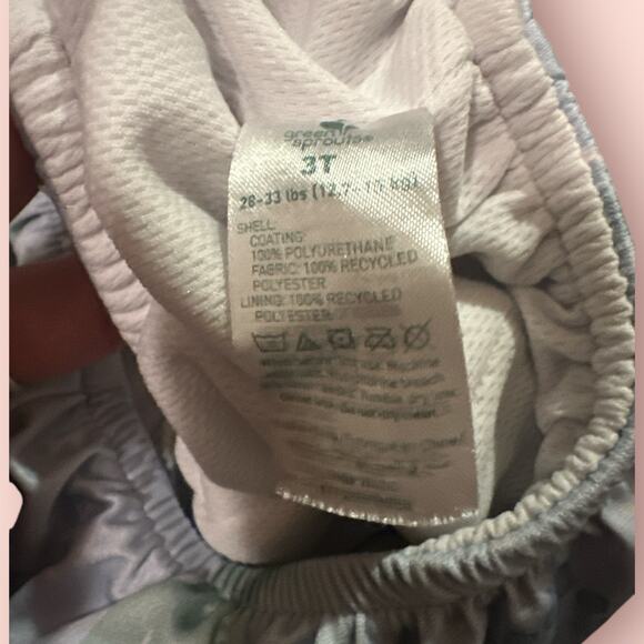 Swim Diaper Reusable Washable 3T Light Blue Dinosaur Green Sprouts - Picture 2 of 2